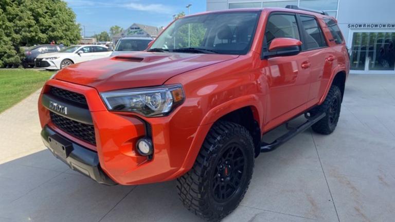 2015 Toyota 4Runner Front Left Side in Orange